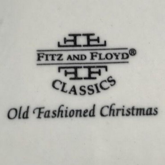 NWOT Fitz and Floyd Classics Sleeping Santa Ceramic Cookie Jar - Picture 11 of 12